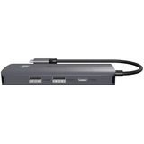 ICY BOX IB-DK4081-SO, Dockingstation aluminium, PD, HDMI, USB-C, USB-A