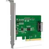 Icy Dock MB409A5 "EXLink" MCIO 8i (SFF-TA-1016) zu PCIe 5.0 x8 Adapter, Schnittstellenkarte 