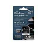 MediaRange 128 GB microSDXC, Speicherkarte schwarz, Class 10