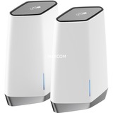 Netgear Orbi Pro WiFi 6 Tri-Band AX6000 WLAN-System, Mesh Router weiß, 1x Router, 1x Satellit