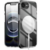 Nevox StyleShell SHOCKFlex, Handyhülle transparent, iPhone 16e, kompatibel mit MagSafe