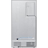 SAMSUNG RS90F64EDTEF, Side-by-Side edelstahl, AI Home (9" LC-Display), AI Energy Mode, Metal Cooling