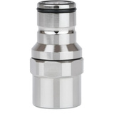Thermal Grizzly DeltaMate Quick Disconnect, Verbindung silber (glänzend)/nickel, Male - F
