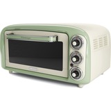 Ariete Mini-Backofen Vintage Green weiß/hellgrün, 1.380 Watt