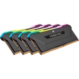 Corsair DIMM 128 GB DDR4-3200 (4x 32 GB) Quad-Kit, Arbeitsspeicher schwarz, CMH128GX4M4E3200C16, Vengeance RGB PRO SL, INTEL XMP