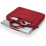 DICOTA Slim Eco BASE, Notebooktasche rot, bis 35,8 cm (14,1")