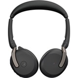 Jabra Evolve2 65 Flex Duo WLC, mit Ladepad, Headset schwarz, Stereo, Microsoft Teams, USB-C, Link380c