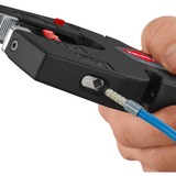 KNIPEX NexStrip Elektriker-Multiwerkzeug, Abisolier-Zange schwarz/rot