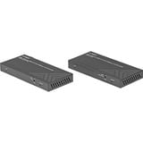 Lindy 150m Cat.6 HDBaseT KVM Extender, HDMI Verlängerung schwarz, HDMI 4K60, USB 2.0 & IR