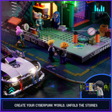 Lumibricks Cyberpunk Neoncity - Polizei Streifenwagen, Konstruktionsspielzeug 