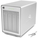 OWC Mercury Elite Pro Quad, Laufwerksgehäuse silber, USB 3.2 Gen 2, RAID Ready