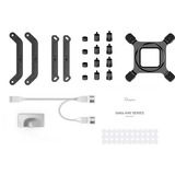 Ocypus Delta A40 Elite Dual Fan, CPU-Kühler weiß, 120 mm