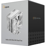 Ocypus Delta A40 Elite Dual Fan, CPU-Kühler weiß, 120 mm