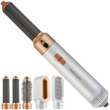ProfiCare Warmluft-Lockenbürste PC-HAS 3132 , Multistyler weiß/rosé, 4 in 1 – Multihairstyler