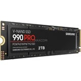 Samsung 990 PRO 2 TB, SSD PCIe 4.0 x4, NVMe 2, M.2 2280, intern