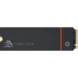 Seagate FireCuda 530 4 TB mit Kühlkörper, SSD schwarz, PCIe 4.0 x4, NVMe 1.4, M.2 2280
