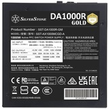 SilverStone SST-DA1000R-GM 1000W, PC-Netzteil schwarz, 7x PCIe, Kabel-Management, 1000 Watt