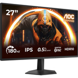 AOC 27G50F, Gaming-Monitor 68.6 cm (27 Zoll), schwarz, FullHD, HDMI, DP, 180Hz (OC), 144Hz Panel