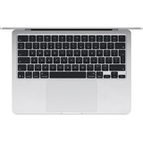 Apple MacBook Air 34,5 cm (13,6") 2025 CTO, Notebook silber, 16 GB, 512 GB (512 GB SSD), M4, MacOS, Griechisch