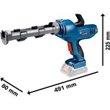 Bosch Akku-Kartuschenpistole GCG 18V-310 Professional solo blau/schwarz, ohne Akku und Ladegerät