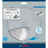 Bosch Professional PRO Aluminium cordless Kreissägeblatt, Ø 190mm, 56Z Bohrung 30mm, für Akku-Handkreissägen