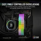 Corsair DIMM 32 GB DDR5-6000 (2x 16 GB) Dual-Kit, Arbeitsspeicher schwarz, CMH32GX5M2B6000C38, Vengeance RGB, INTEL XMP