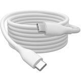 Digitus USB 2.0 Silikon-Anschlusskabel USB-C > USB-C weiß, 2 Meter, PD, Laden mit bis zu 60 Watt