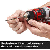 EINHELL Akku-Schlagbohrschrauber TE-CD 18/48 Li, 18Volt schwarz, 2x Li-Ionen Akku 2,0Ah