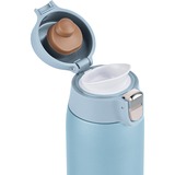 Emsa TRAVEL MUG light Thermobecher hellblau, 0,4 Liter, Flip-Deckel