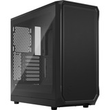 Fractal Design Focus 2 Black TG Clear Tint, Tower-Gehäuse schwarz, Tempered Glass