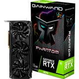 Gainward GeForce RTX 3070 Phantom+ LHR, Grafikkarte schwarz, Lite Hash Rate, 3x DisplayPort, 1x HDMI