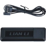 Lian Li UNI FAN SL120 LCD Wireless, Gehäuselüfter schwarz, 3er-Pack inkl. Controller, 120 mm