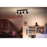 Philips HUE White & Color Ambiance Fugato 4er-Spot, LED-Leuchte schwarz