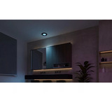 Philips Hue White & Color Ambiance Slim Einbauleuchte 90 mm, LED-Leuchte schwarz