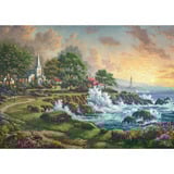 Schmidt Spiele Thomas Kinkade Studios: Kleinod am Meer, Puzzle 1000 Teile