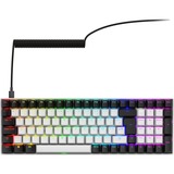 Sharkoon SKILLER SGK50 S2, Gaming-Tastatur weiß, BE-Layout, Gateron Red