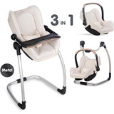 Smoby Maxi-Cosi Puppenhochstuhl 3-in-1, Puppenzubehör beige