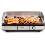 Tefal Elektrogrill Maxi Plancha CB690 schwarz/edelstahl, 2.300 Watt