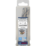 Bosch Professional PRO Metal HSS-G Spiralbohrer, Ø 9mm 5 Stück, Arbeitslänge 81mm
