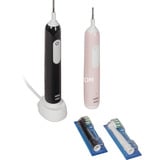 Braun Pro 1 Duo Cross Action mit 2. Handstück, Elektrische Zahnbürste schwarz/pink