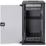 Digitus Netzwerk-Set SOHO Pro 10" 315x300 mm (BxT), IT-Schrank schwarz, 12 Höheneinheiten