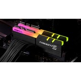 G.Skill DIMM 64 GB DDR4-4400 (2x 32 GB) Dual-Kit, Arbeitsspeicher schwarz, F4-4400C19D-64GTZR, Trident Z RGB, INTEL XMP