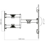 HAGOR BrackIT XXL HD II, Wandhalterung schwarz