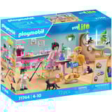 PLAYMOBIL 71744 My Life Katzencafe, Konstruktionsspielzeug 