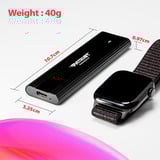 Patriot Transporter Lite SSD 4 TB, Externe SSD schwarz, USB-C 3.2 Gen 2 (10 Gbit/s)