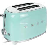 SMEG 50's Style TSF01PGEU , Toaster hellgrün/chrom