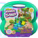 Spin Master Kinetic Sand - Hunde Park Koffer, Spielsand 680 Gramm Sand