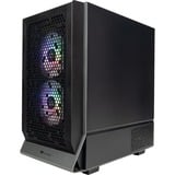 Thermaltake Toughline Air C300A, Gaming-PC schwarz/transparent, Windows 11 Home 64-Bit