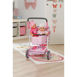 ZAPF Creation BABY born Deluxe Puppenwagen Blumen 