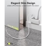 goobay Ethernet-Adapterkabel USB-C 3.2 Gen2 > RJ-45, Slim weiß, 3 Meter